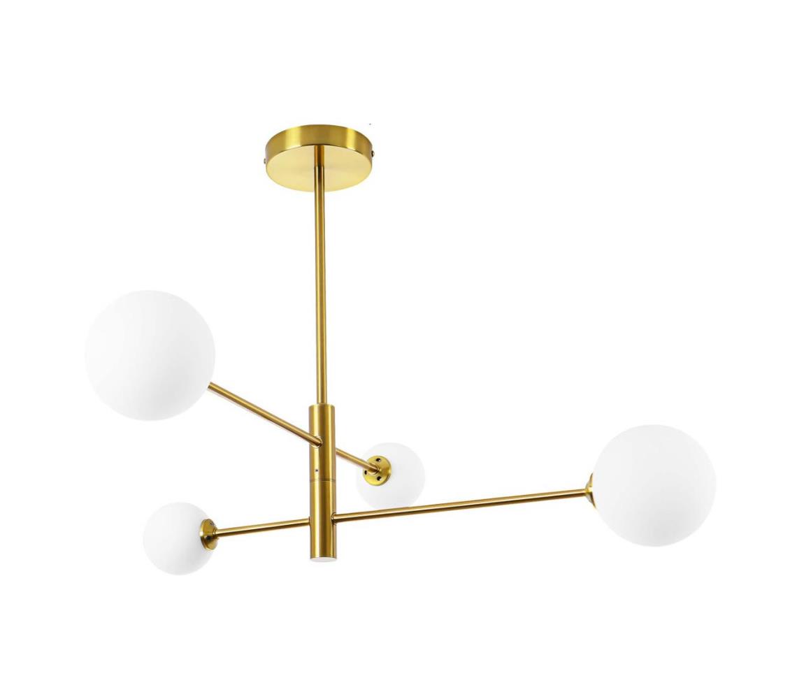 Light Prestige Luster na tyči DORADO, 4×G9/40 W/230 V, zlatý LP-002/4P