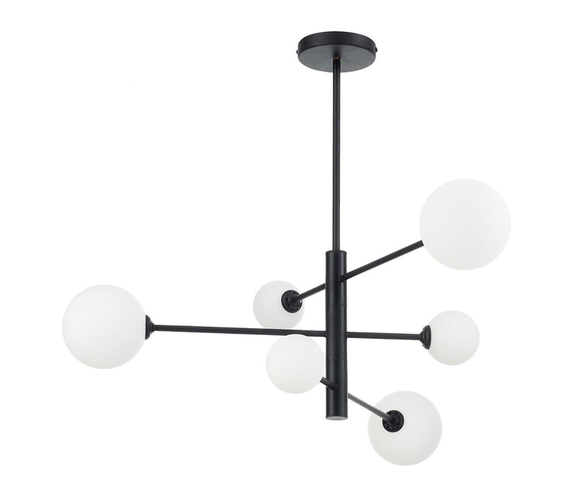 Light Prestige Luster na tyči DORADO 6xG9/40W/230V čierna LP-002/6P BK