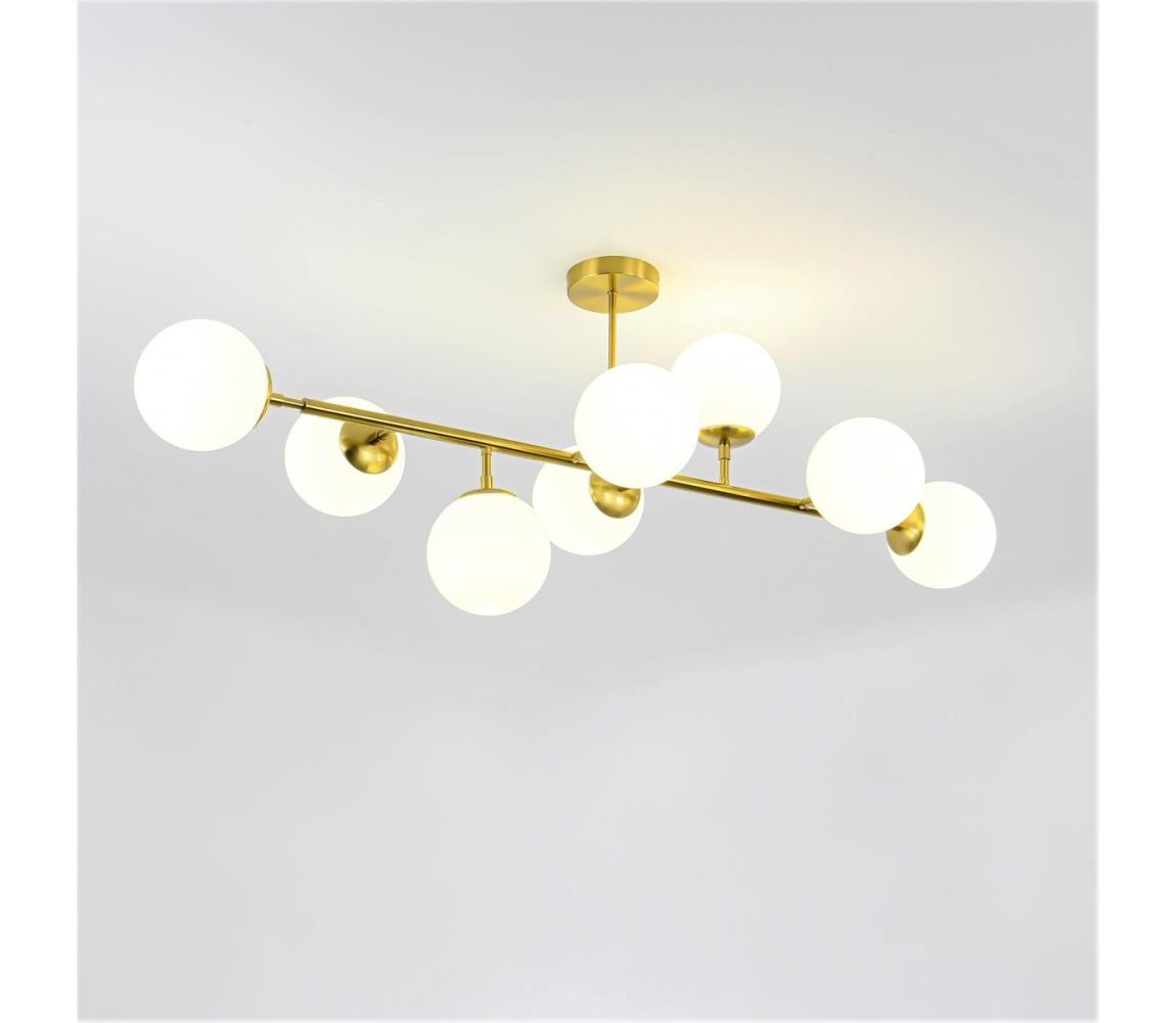 Light Prestige Luster na tyči DORADO 8xE14/40W/230V zlatý LP-002/8P