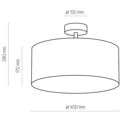 Luster na tyči FILIPPO 4xE27/60W/230V