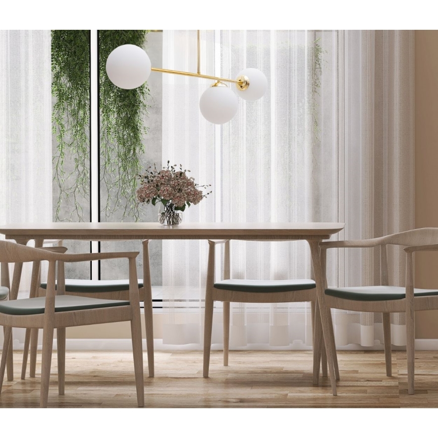 Luster na tyči FIRA 3xE27/60W/230V zlatá