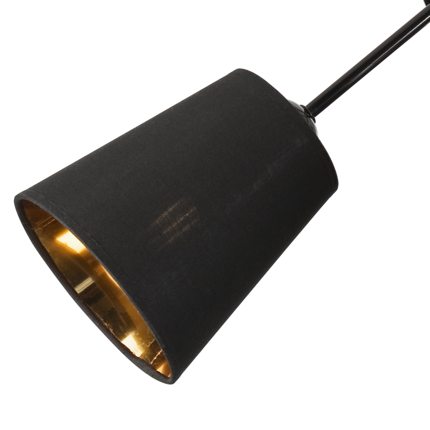 Luster na tyči IRMA 3xE27/15W/230V čierna