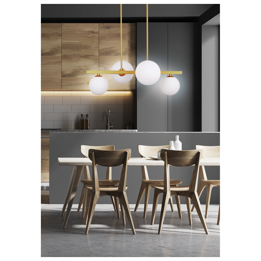 Luster na tyči KAMA 4xG9/28W/230V