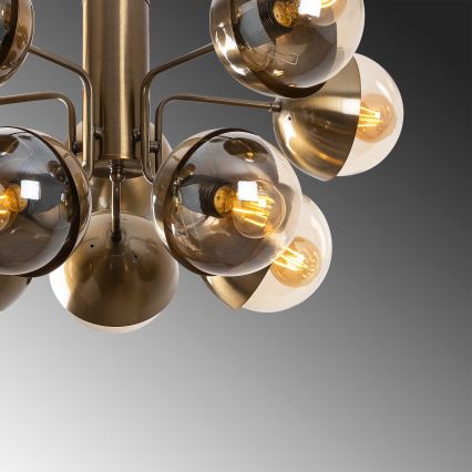 Luster na tyči KARSOR 10xE27/40W/230V