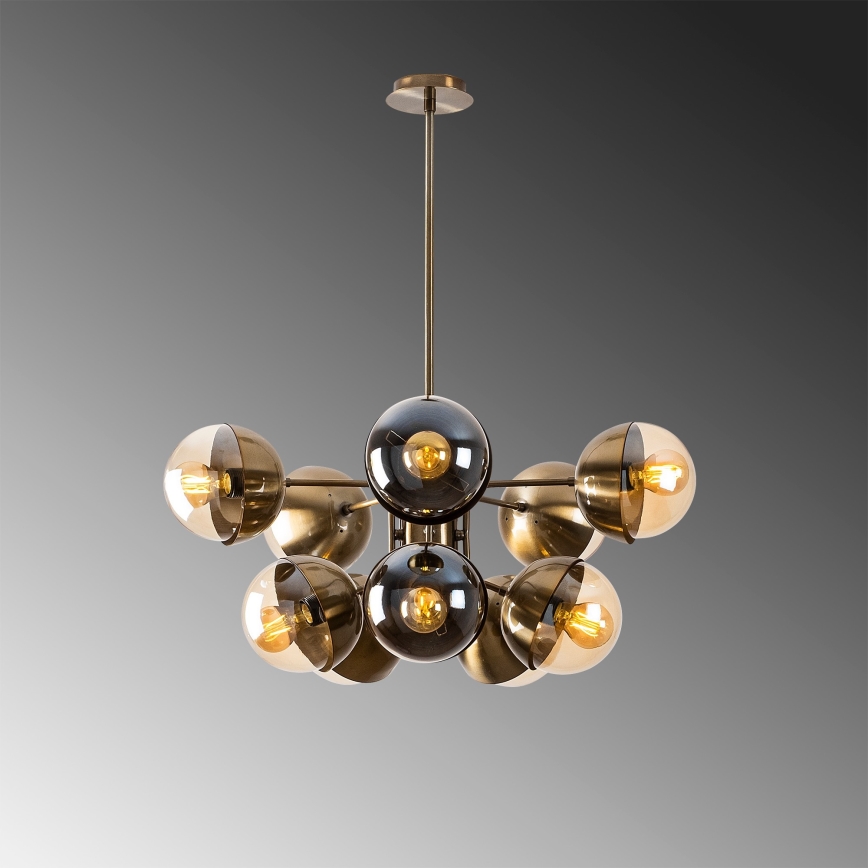 Luster na tyči KARSOR 10xE27/40W/230V