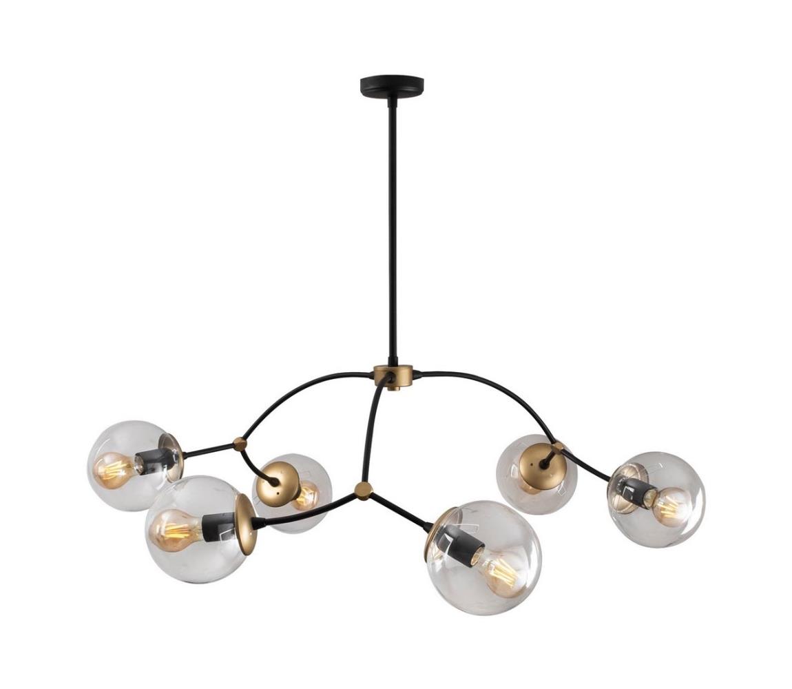 Luster na tyči KROMOZOM 6xE27/40W/230V