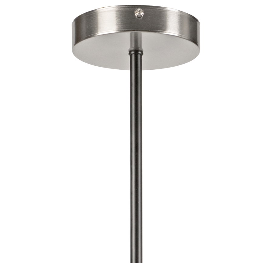 Luster na tyči LILOU 6xE14/5W/230V matný chróm/dymová