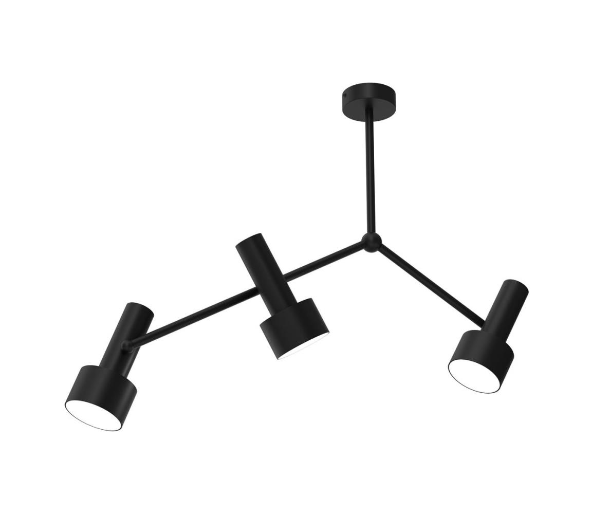 Luster na tyči LINTERNA 3xGX53/12W/230V čierna