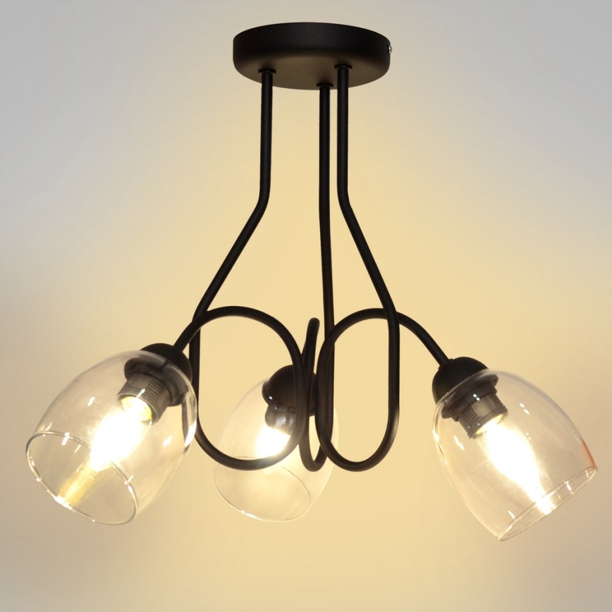Luster na tyči MARIETTA 3xE27/15W/230V