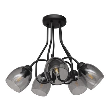 Luster na tyči MARIETTA 5xE27/15W/230V