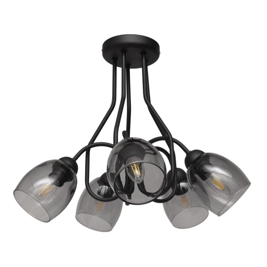 Luster na tyči MARIETTA 5xE27/15W/230V