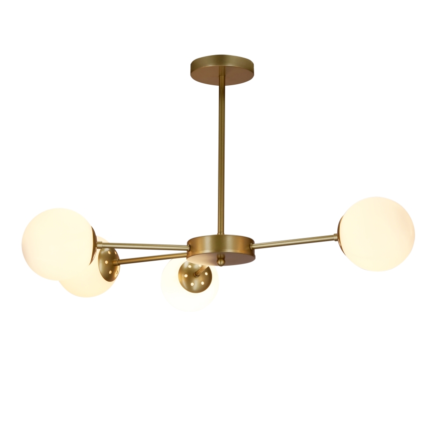 Luster na tyči MATI 4xG9/20W/230V zlatá