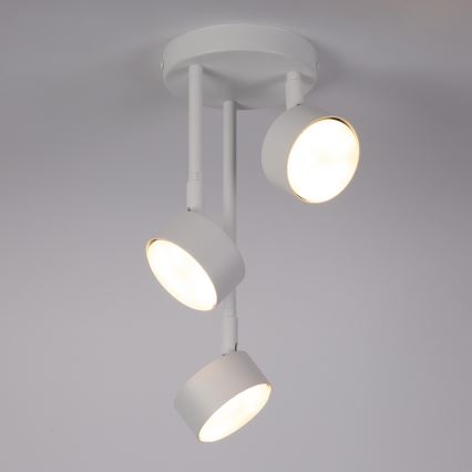 Luster na tyči NEMO 3xGX53/12W/230V biela