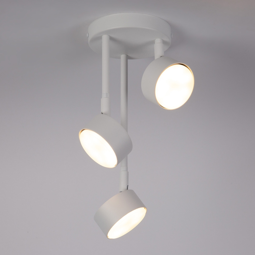 Luster na tyči NEMO 3xGX53/12W/230V biela