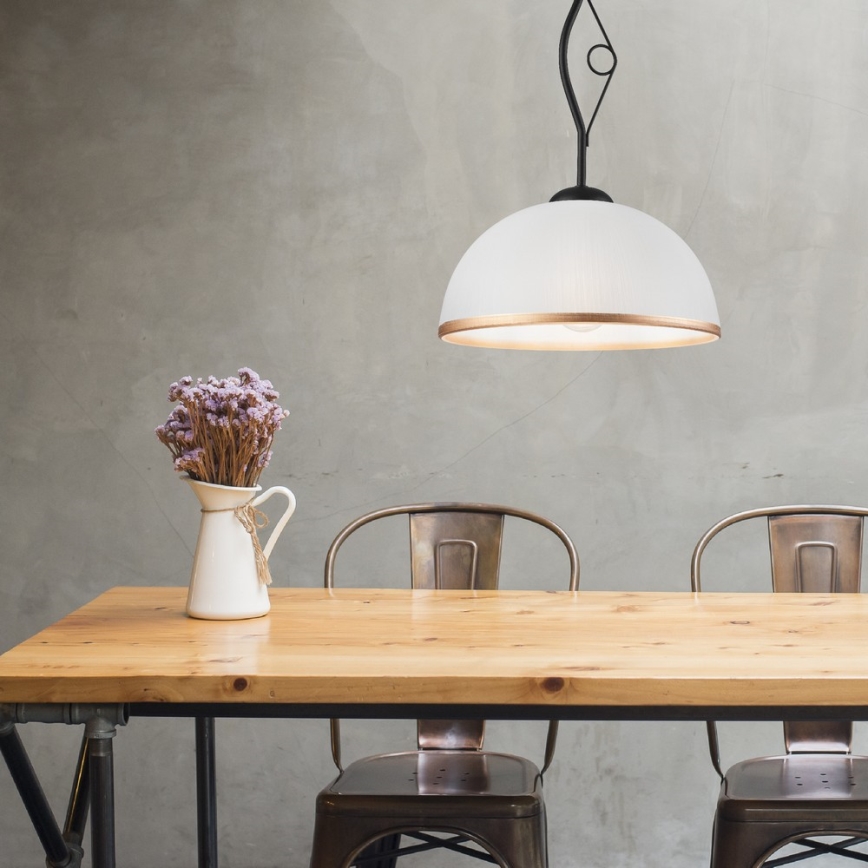 Luster na tyči RETRO 1xE27/60W/230V