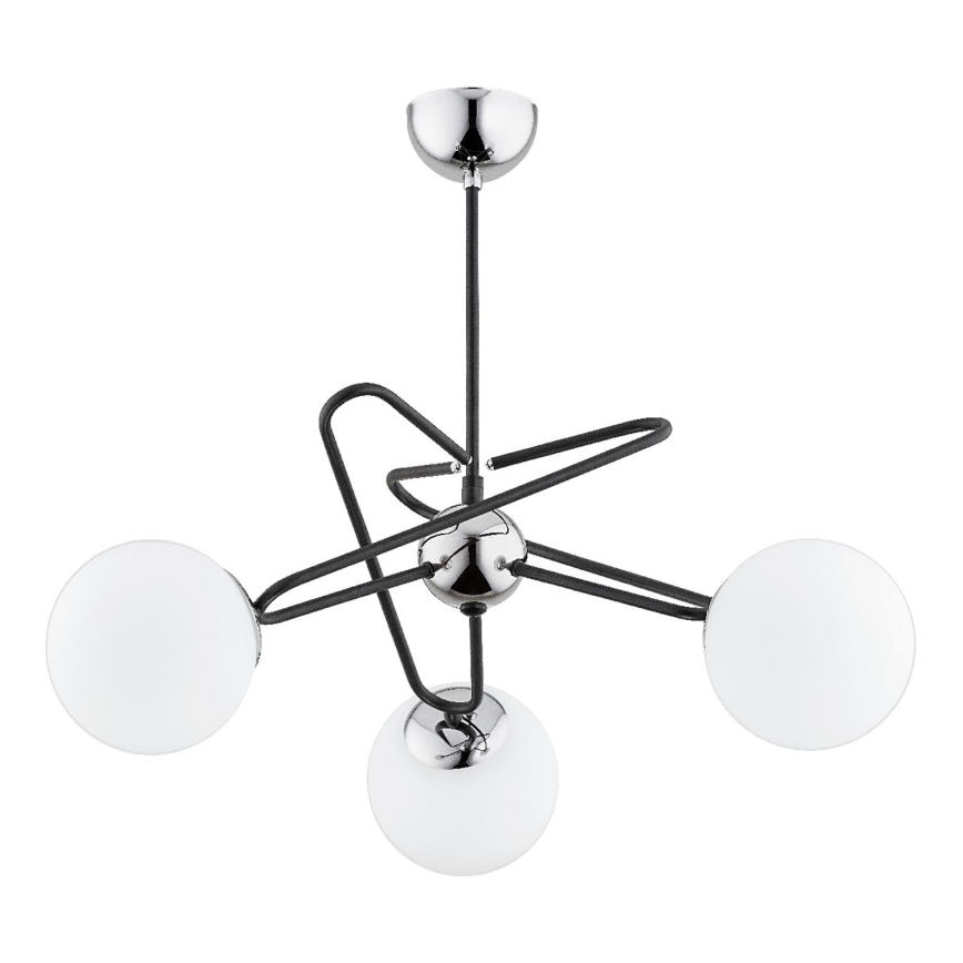 Luster na tyči SAGITO 3xE14/10W/230V chróm