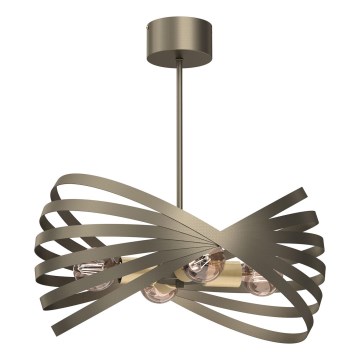 Luster na tyči SPARKLE 4xE27/15W/230V mosadz