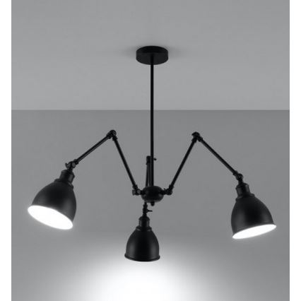 Luster na tyči STARK SHADE 3xE27/60W/230V