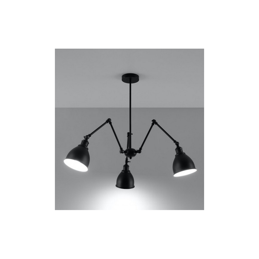 Luster na tyči STARK SHADE 3xE27/60W/230V