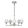 Luster na tyči TOGO 5xG9/40W/230V matný chróm/biela