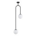 Luster na tyči VECTOR 2xE14/10W/230V čierna