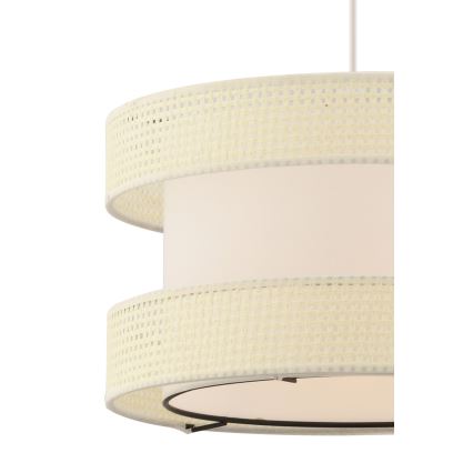 Luster na užetu HALO 1xE27/60W/230V krémová