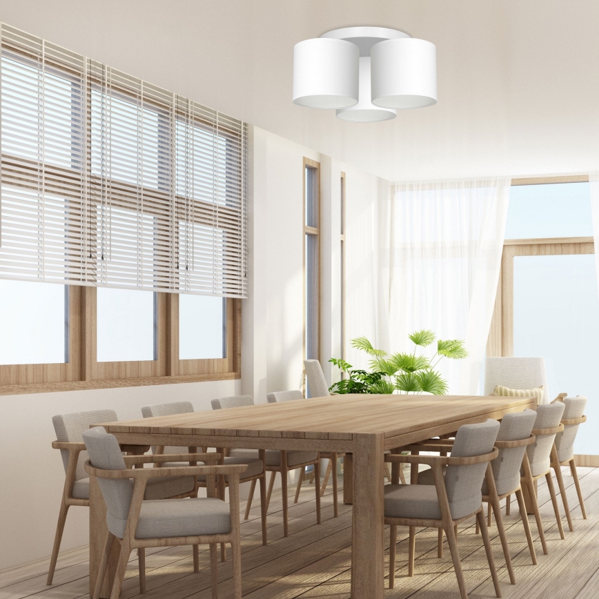 Luster prisadený ARDEN 3xE27/60W/230V biela