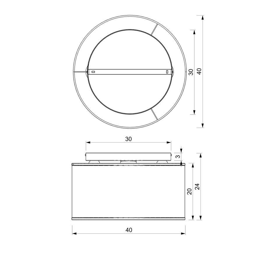 Luster prisadený LOFT SHADE 3xE27/60W/230V biela/zlatá
