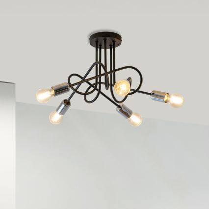 Luster prisadený OXFORD 5xE27/15W/230V