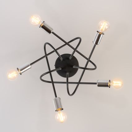 Luster prisadený OXFORD 5xE27/15W/230V
