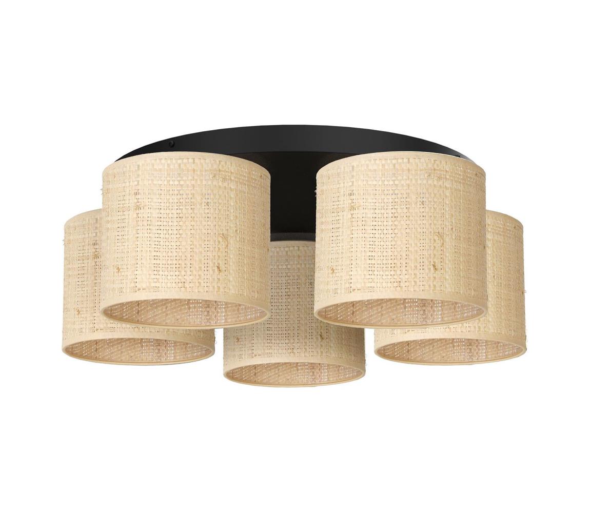 Luster prisadený RATTAN 5xE27/60W/230V ratan