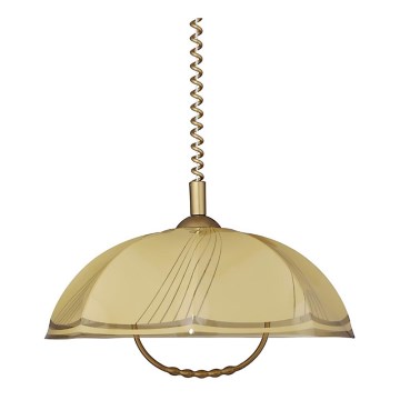 Luster sťahovací AKRYL TR 1xE27/60W béž/zlatá Luster sťahovací AKRYL TR 1xE27/60W béž/zlatá