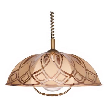 Luster sťahovací AKRYL TR 1xE27/60W béž/zlatá Luster sťahovací AKRYL TR 1xE27/60W béž/zlatá