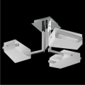 Luxera 1595 - Náhradné sklo k lustru RONDA G9