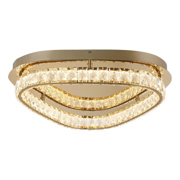 LUXERA 46150 - LED stropné svietidlo MIST, LED/32 W/230 V, 4000 K, priemer 50 cm, zlaté