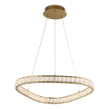 LUXERA 46151 - LED luster na lanku MIST LED/43W/230V 4000K zlatý