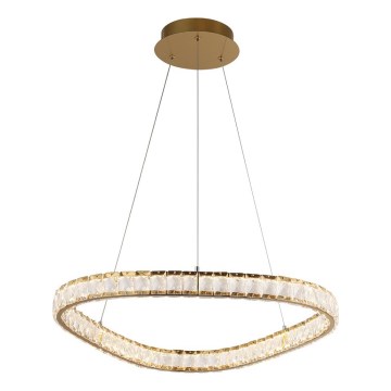 LUXERA 46151 - LED luster na lanku MIST LED/43W/230V 4000K zlatý