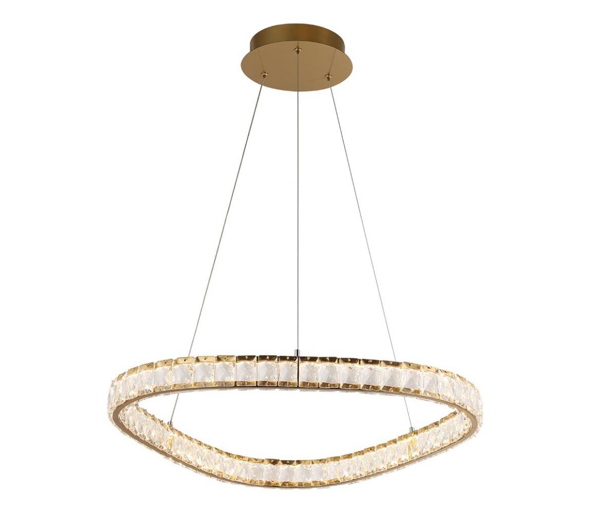 LUXERA - LED luster na lanku MIST LED/43W/230V 4000K zlatý