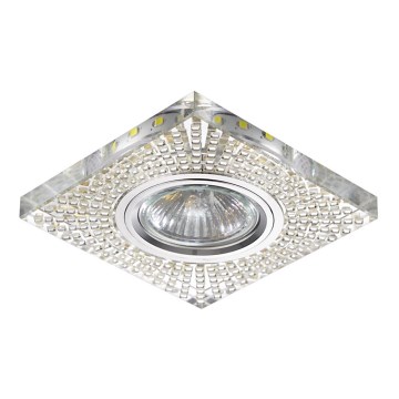 LUXERA 71072 - Bodové svietidlo ELEGANT 1xGU10/50W/230V + LED STRIPE