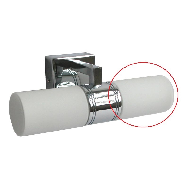 Luxera 8001 - Náhradné sklo ANITA G9 biela