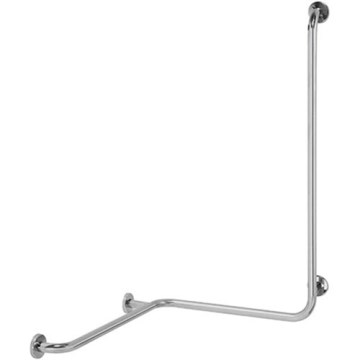 Madlo do sprchy 58x118 cm nerez/strieborné