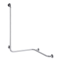 Madlo do sprchy 66 × 118 cm, nerez/strieborné