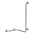 Madlo do sprchy 66x118 cm nerezové/strieborné