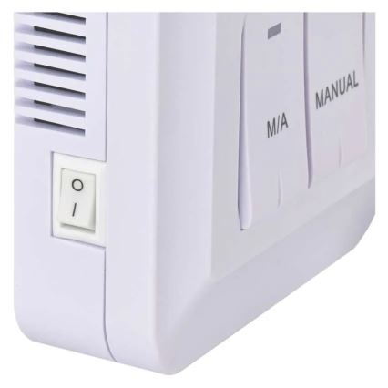Manuálny bezdrôtový izbový termostat 230V/16A 2xAA biely