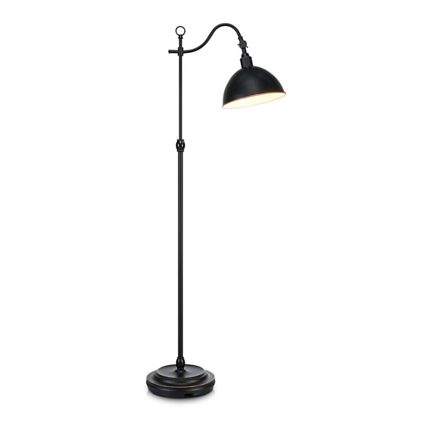 Markslöjd 104346 - Stojacia lampa EKELUND 1xE27/40W/230V čierna