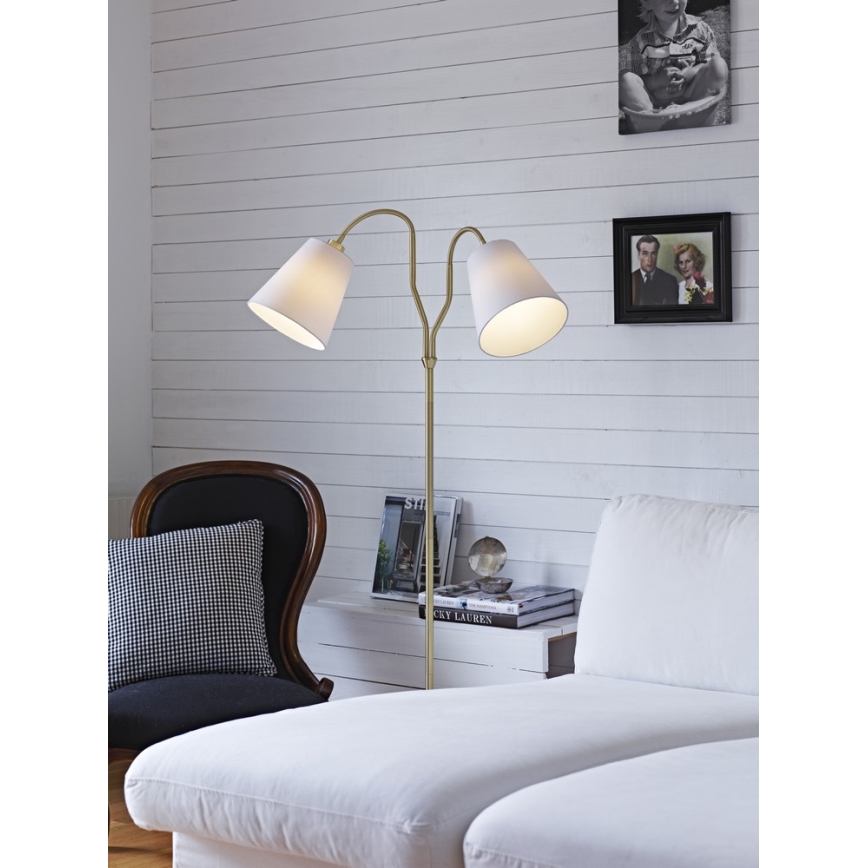 Markslöjd 105274 - Stojacia lampa MODENA 2xE27/60W/230V