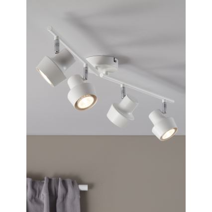 Markslöjd 106089 - Bodové svietidlo URN 4xGU10/35W/230V biela