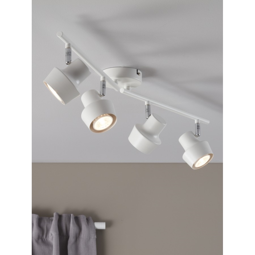 Markslöjd 106089 - Bodové svietidlo URN 4xGU10/35W/230V biela