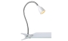 Markslöjd 106091 - LED Stolná lampa s klipom TULIP LED/3W/230V biela