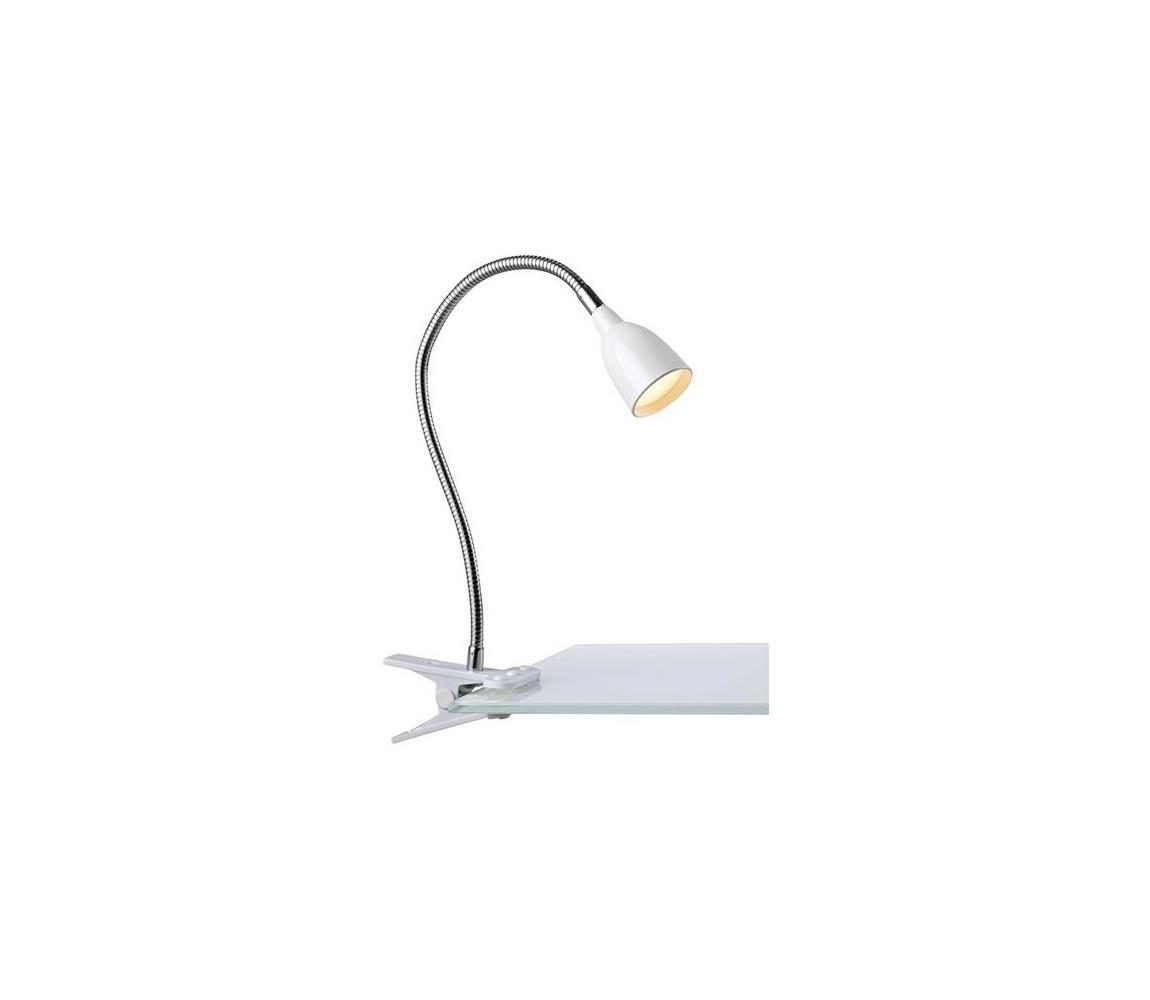Markslöjd Markslöjd 106091 - LED Stolná lampa s klipom TULIP LED/3W/230V biela